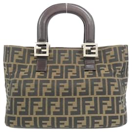 Borsa Fendi 26693 in tela marrone