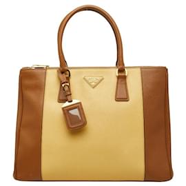 Borsa Prada Galleria Large Triangle Logo Plate