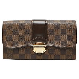 Louis Vuitton Damier Sistina Long Wallet