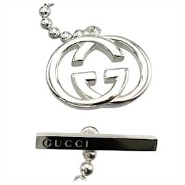 Collana a catena a sfere con logo Interlocking G di Gucci