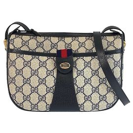 Borsa a tracolla Gucci Vintage GG Supreme in tela e pelle