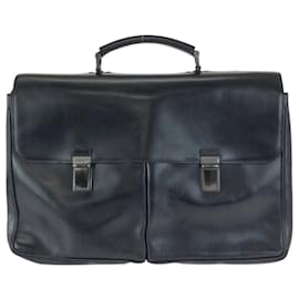 Prada Aktentasche aus schwarzem Leder Business-Tasche