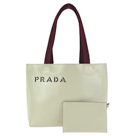 Borsa Tote a Spalla in Pelle con Logo Prada