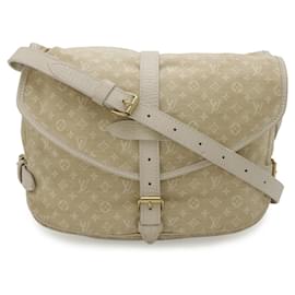 Borsa a Spalla Louis Vuitton Monogram Mini Lin Saumur 30
