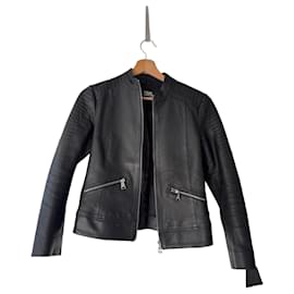 Chaqueta Biker de Cuero Karl Lagerfeld