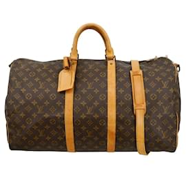 Borsa Louis Vuitton Keepall Bandouliere Monogram Canvas 55