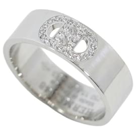 Bague Chaine d'Ancre sertie de diamants Hermès