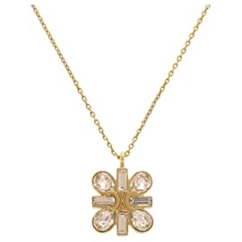 Celine Triomphe Stone Logo Gold Halskette - Céline