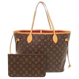 Borsa Louis Vuitton Neverfull MM Fuchsia Monogram
