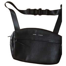 Autre Marque GRAMS Marsupio Modello 28 in pelle nera