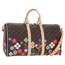 LOUIS VUITTON Takashi Murakami Keepall Bandouliere 45 Borsa M14182 Auth 181961SM