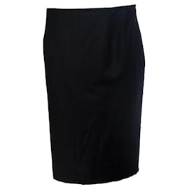Valentino, falda midi antracita
