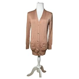 Vintage Chloé Viskose-Strickjacke Altrosa XXL