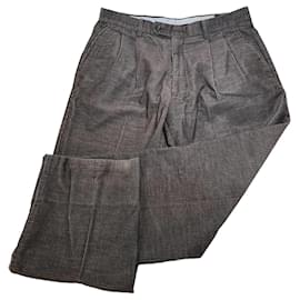 Pantalon tissé vintage Kansai Yamamoto Marron L - Autre Marque