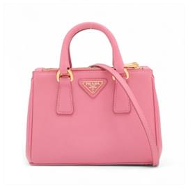 Galleria Mini Handtasche aus Saffiano-Leder Rosa - Prada