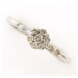 Autre Marque 14K Weißgold Diamantring
