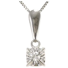 Autre Marque Collana in platino PT900 con diamante