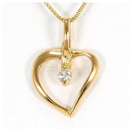 Autre Marque Collana in oro giallo 18K con diamante