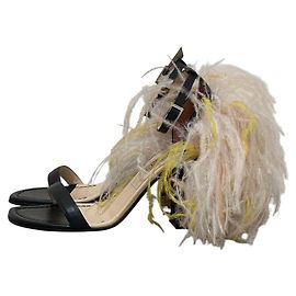 Emilio Pucci Sandalen mit Federriemen und hohem Blockabsatz sz. 39 Gebraucht