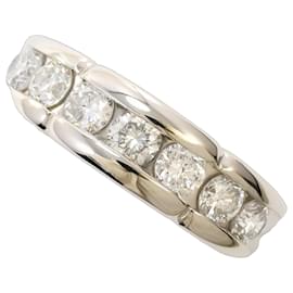 PT900 Platin Diamant Ring - Autre Marque