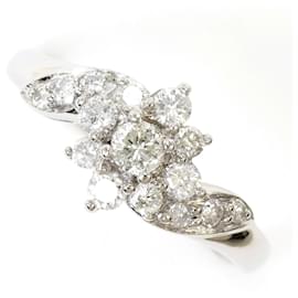 Autre Marque Platinring mit Diamant