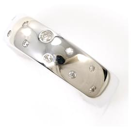 Autre Marque 18K Weißgold-Ring mit Diamant
