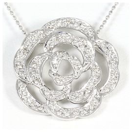 Autre Marque Collana in oro bianco 18K e diamanti