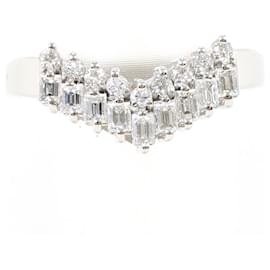 Autre Marque Platinring mit Diamant