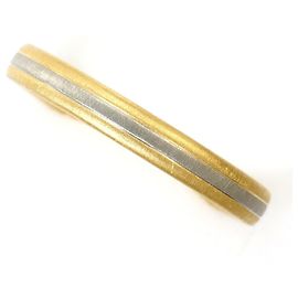 Autre Marque 18K Goldring zweifarbig Weißgold und Gelbgold