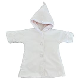 Baby Dior rosa Babyjacke aus Baumwolle mit Kapuze