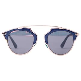 Occhiali da sole aviator DiorSoReal U5WZJ Blu navy/Bicolore Dior