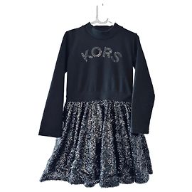 Vestido negro de lentejuelas Michael Kors
