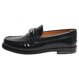 Mocassini in pelle ribot neri Millennial - taglia UK 7.5 - Gucci