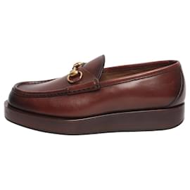 Mocassini con platform marroni - taglia EU 39.5 - Gucci