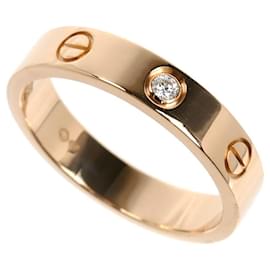 Cartier Mini Love Ring aus 18K Roségold und Diamanten