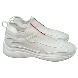 Prada Tecno Bike Sneakers - Bianco