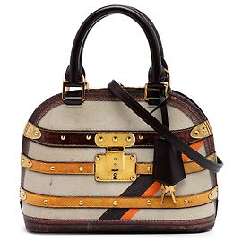 Louis Vuitton Beige Transformed Canvas Time Trunk Alma BB