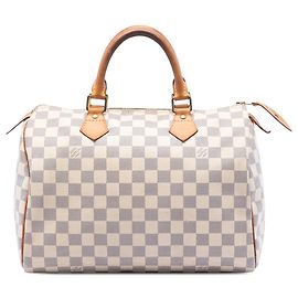 Louis Vuitton White Damier Azur Speedy 30