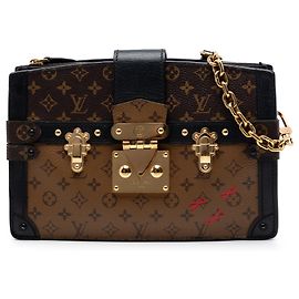 Clutch Louis Vuitton Brown Monogram Reverse Trunk