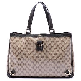 Tote Abbey GG Crystal D Ring Beige Gucci