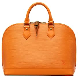 Louis Vuitton Orange Epi Alma PM