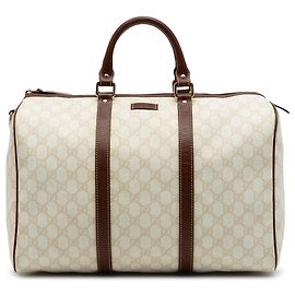 Borsa Boston Joy GG Supreme grande marrone Gucci