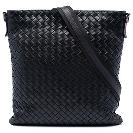 Bottega Veneta Borsa a tracolla VN Crossbody in nappa nero Intrecciato