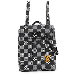 Borsa a tracolla Louis Vuitton Damier Distorted Steamer XS