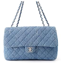 Borsa a tracolla in denim Chanel