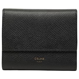 Celine Small Trifold Wallet in Schwarz - Céline