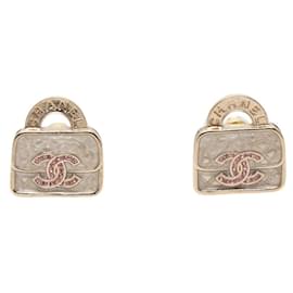 Orecchini con motivo borsa e logo Chanel Coco