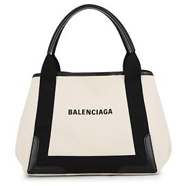 Borsa Balenciaga Navy Cabas S Tote Bag