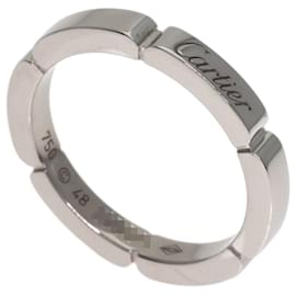 Anello a fascia Cartier Maillon Panthère in oro bianco 18K