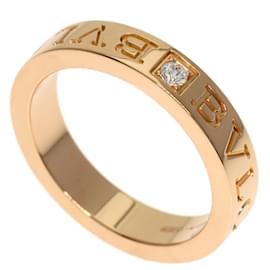 Anello Bvlgari Double Logo con diamante - Bulgari